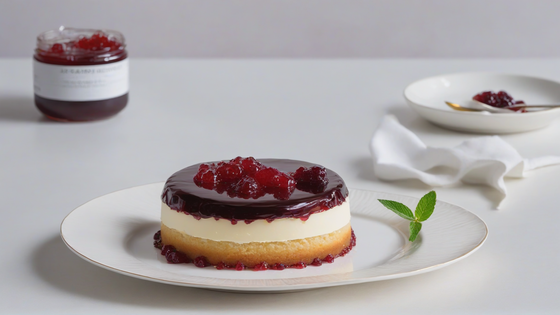 torta con marmellata